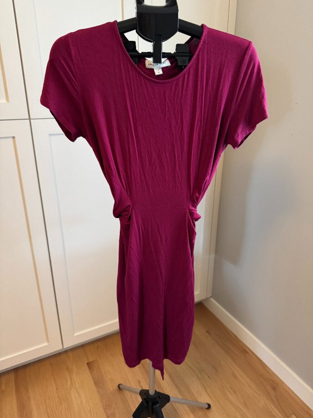 Amour Vert Tencil Wrap Mini Dress
